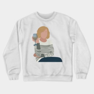 Modern Family Claire with Drink Meme Fan Art Crewneck Sweatshirt